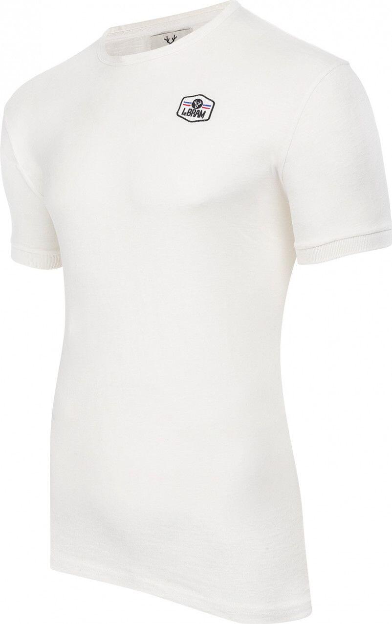 T-Shirt Manches Courtes LeBram Ecusson Marshmallow / Blanc 1/5