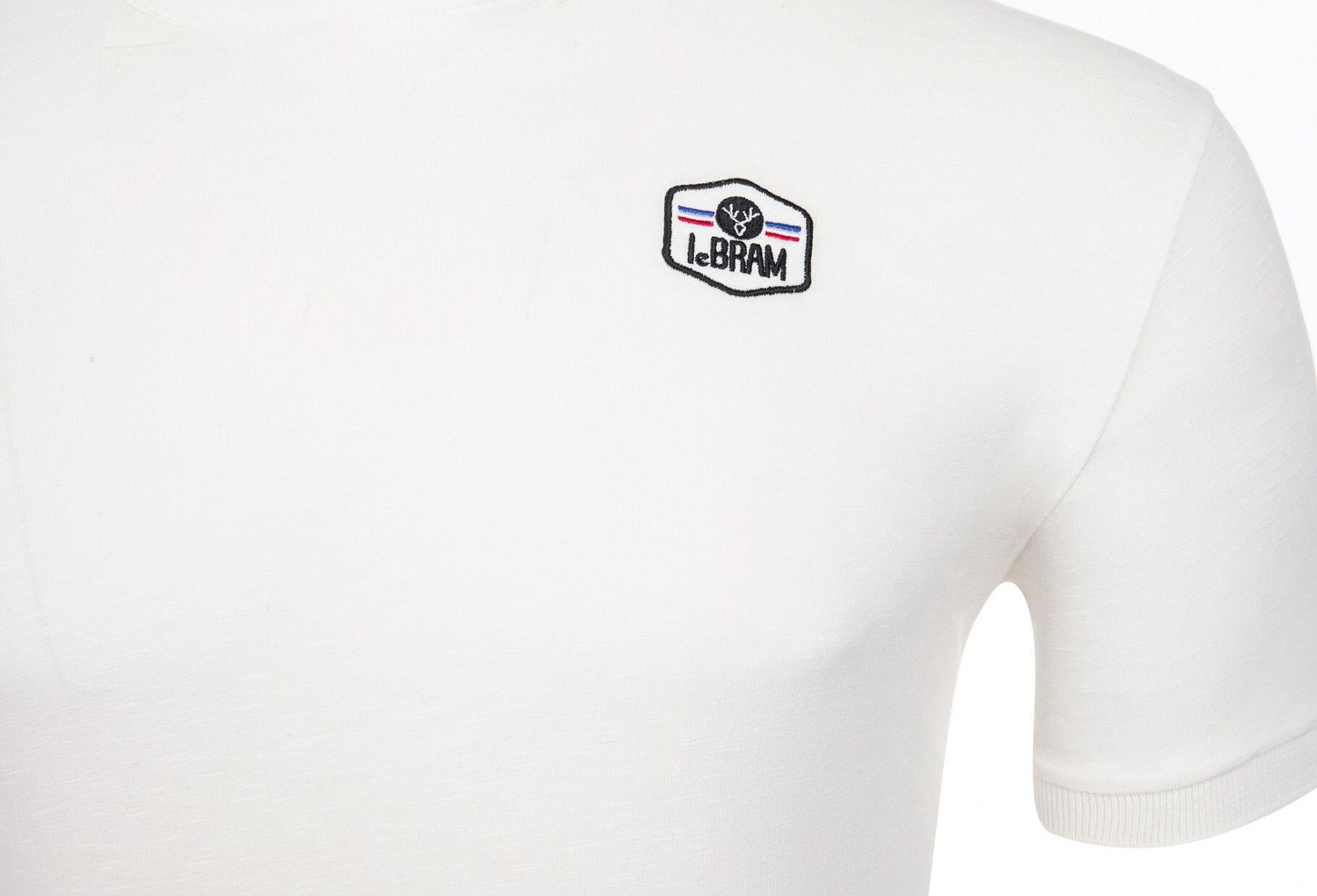 T-Shirt Manches Courtes LeBram Ecusson Marshmallow / Blanc 3/5