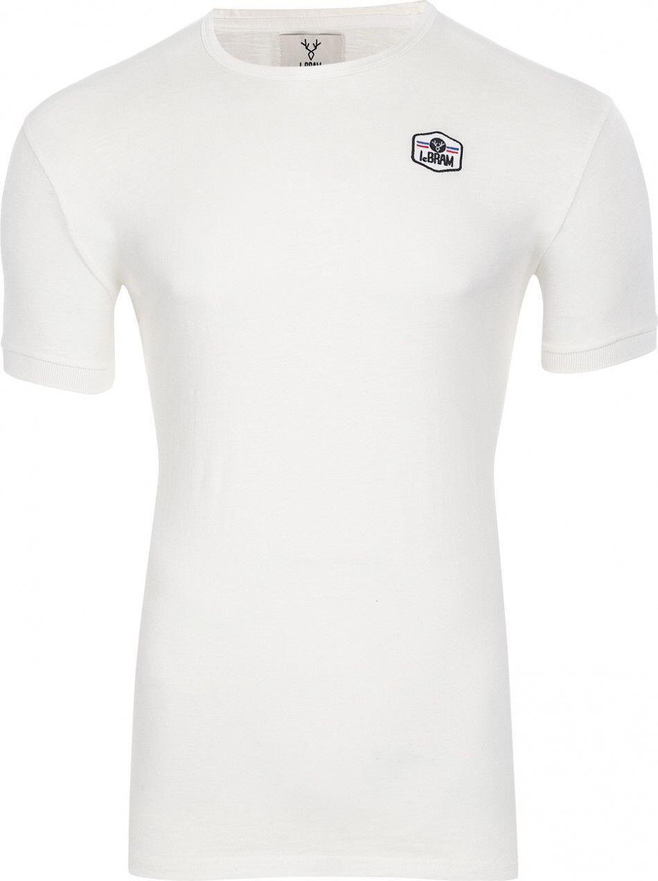 T-Shirt Manches Courtes LeBram Ecusson Marshmallow / Blanc 2/5