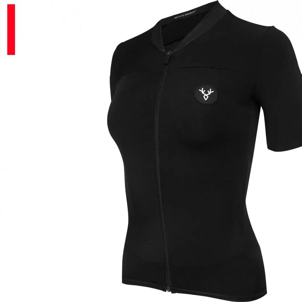 Lebram Allos Women Short Sleeve Jersey Black Tailored Fit