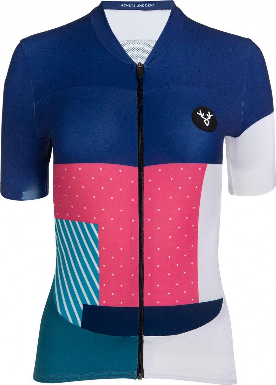 LeBram Portet Maglia manica corta su misura blu navy da donna 2/5