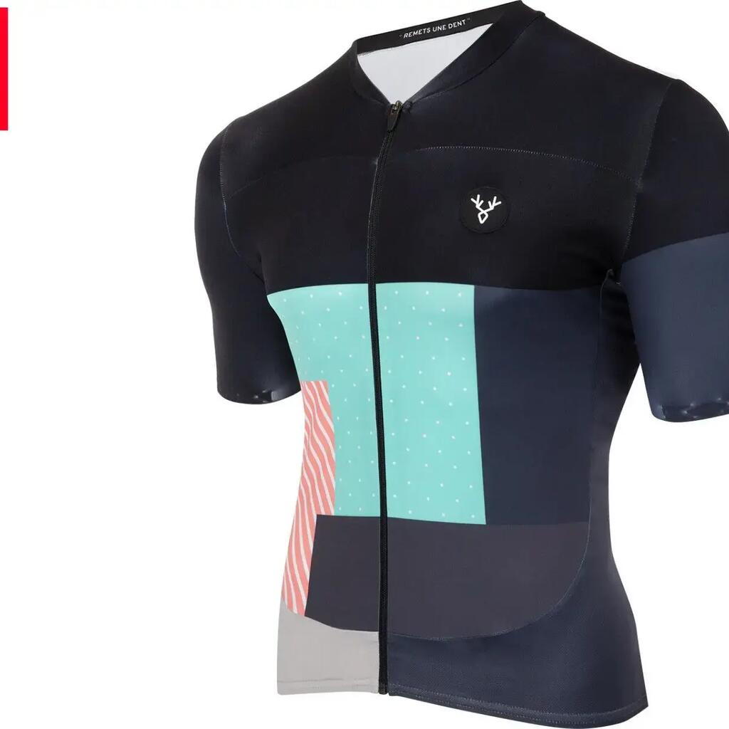 LeBram Portet Short Sleeve Jersey Black Tailored Fit