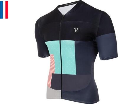 Lebram portet short sleeve jersey black fitted