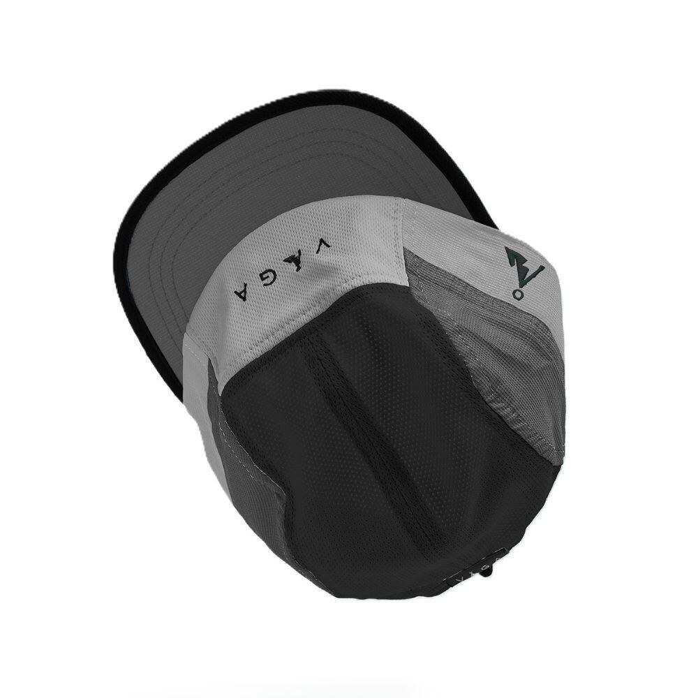 Gorra Running Club Cap Light Grey/Black/Charcoal running Unisex Gris Vaga 2/3