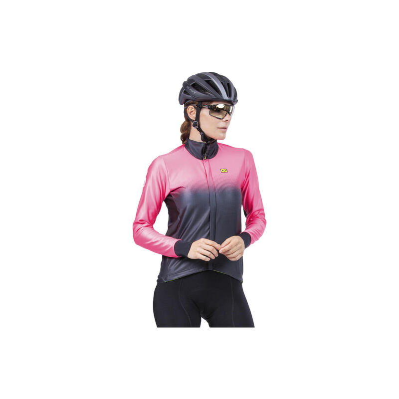 Alé Gradient Women's Long Sleeve Jacket Fluorescent Pink/Black