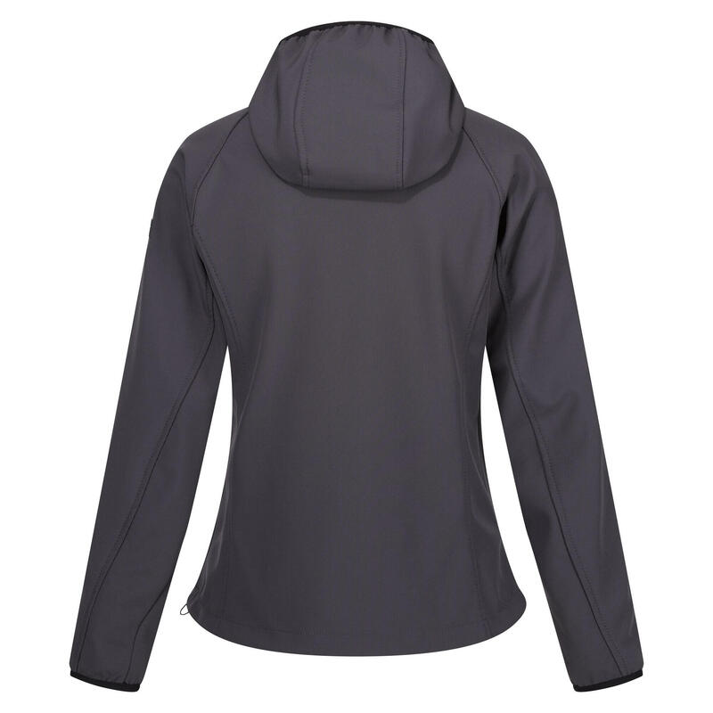 Veste softshell Femme (Gris phoque / Flamant rose)