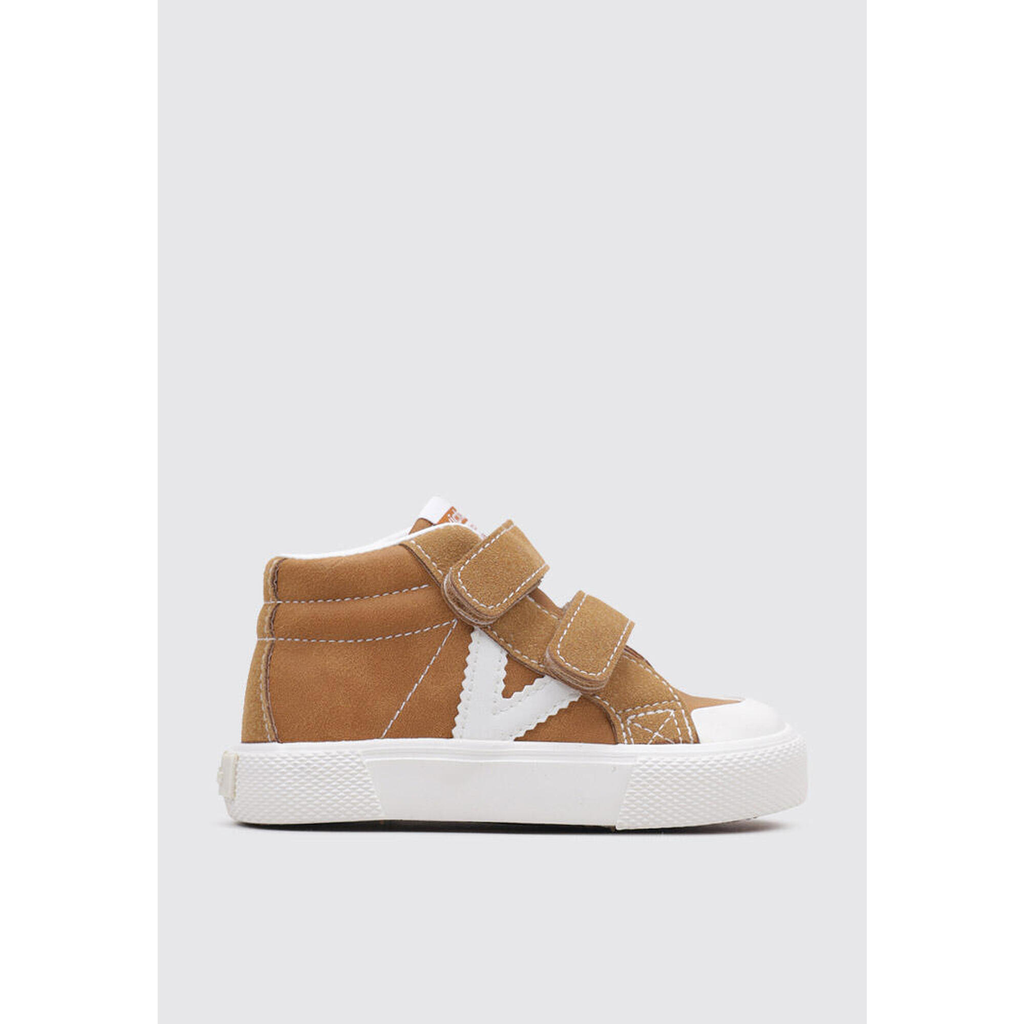 Sneakers Deportivas Niños Victoria TRIBU TIRAS EFECTO PIEL Camel