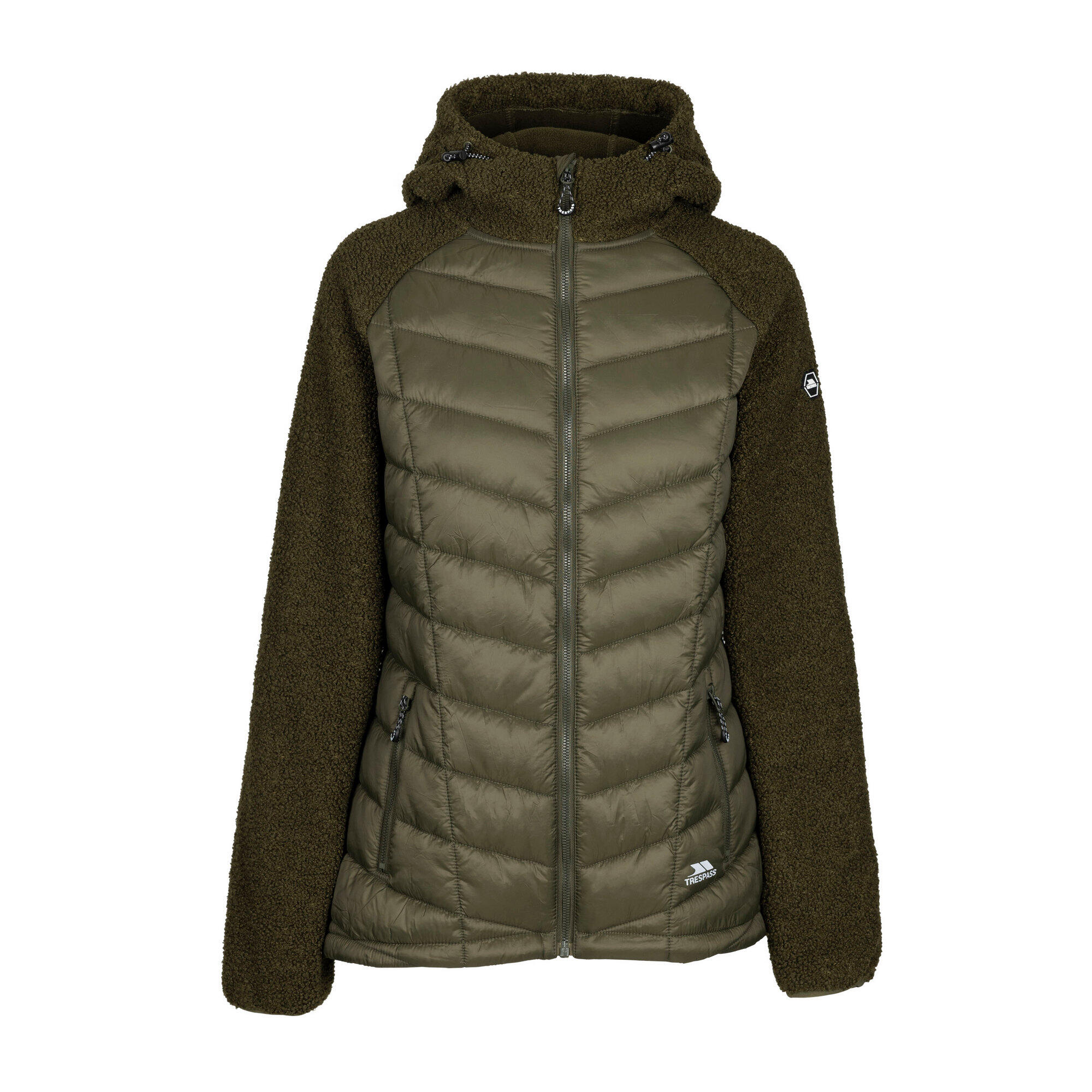 TRESPASS Womens/Ladies Wando Hybrid Jacket (Dark Vine)