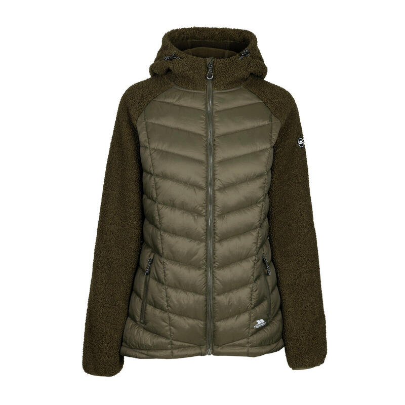 "Wando" Hybridjacke für Damen Dunkelrot