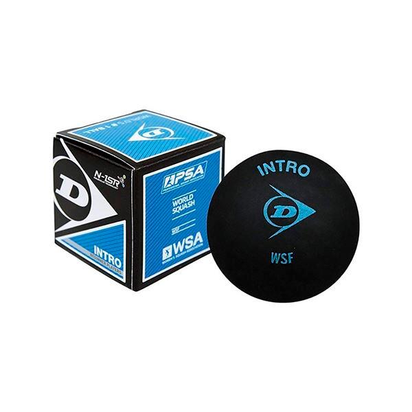 Conjunto de 3 bolas de squash dunlop intro