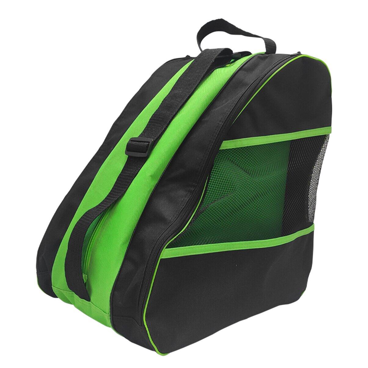verstellbarer Kinderinliner grün Gr. 33-36, mit Protektoren Gr. S und Tasche 4/5