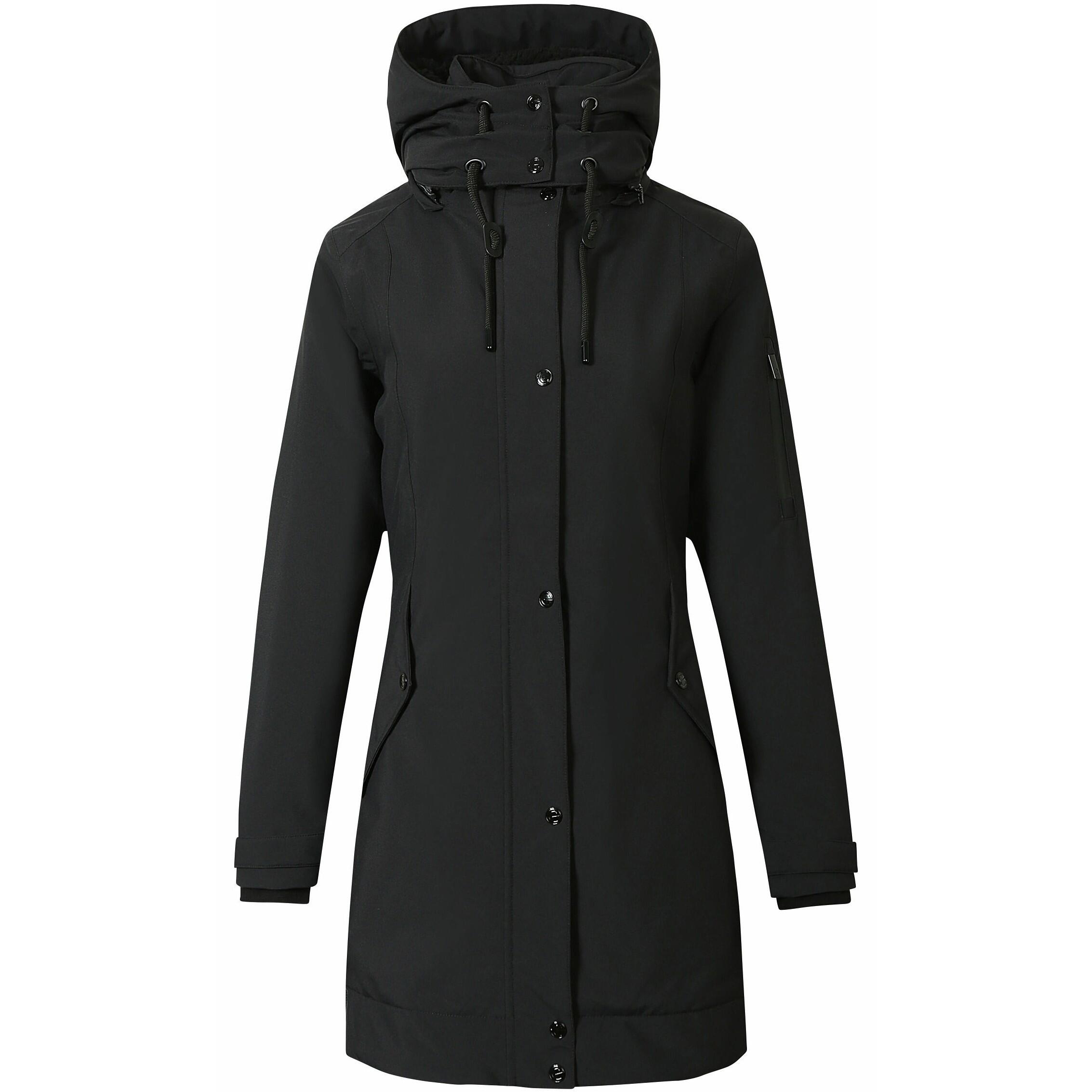 COVALLIERO Damen Parka H/W24 black