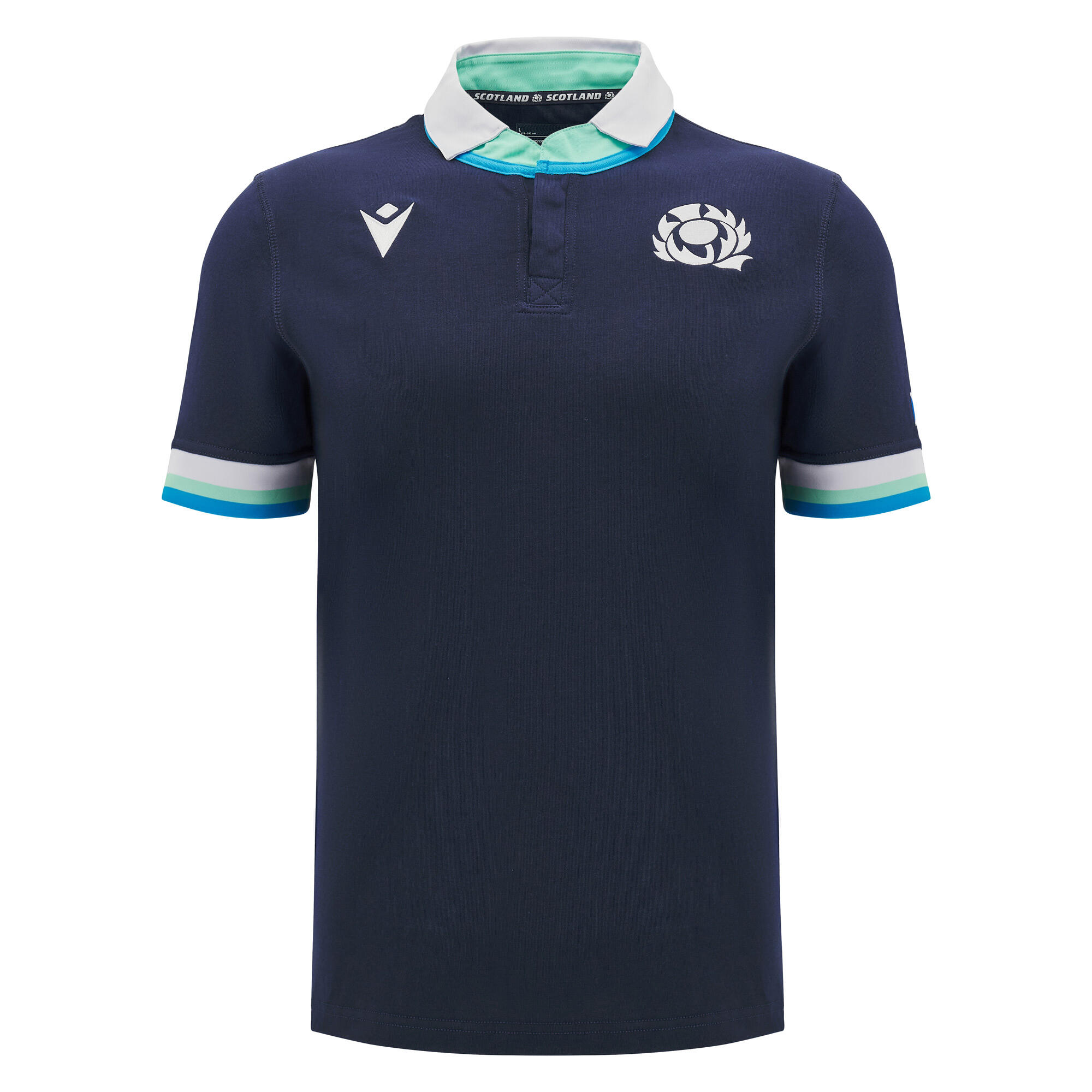 MACRON Scotland SRU M24/25 Home Cotton Rugby Shirt Adults