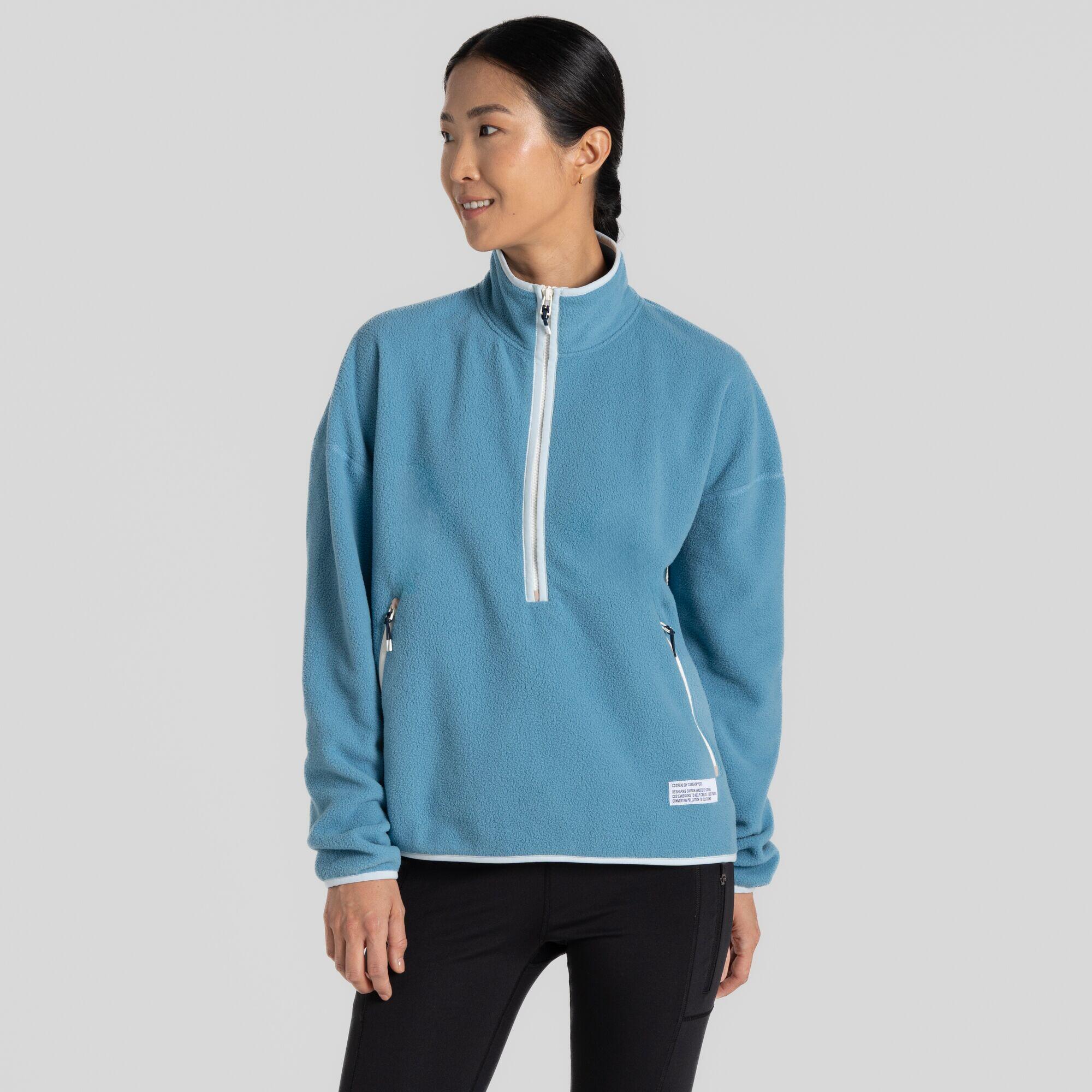 CRAGHOPPERS Womens CO2 Renu Half Zip Fleece