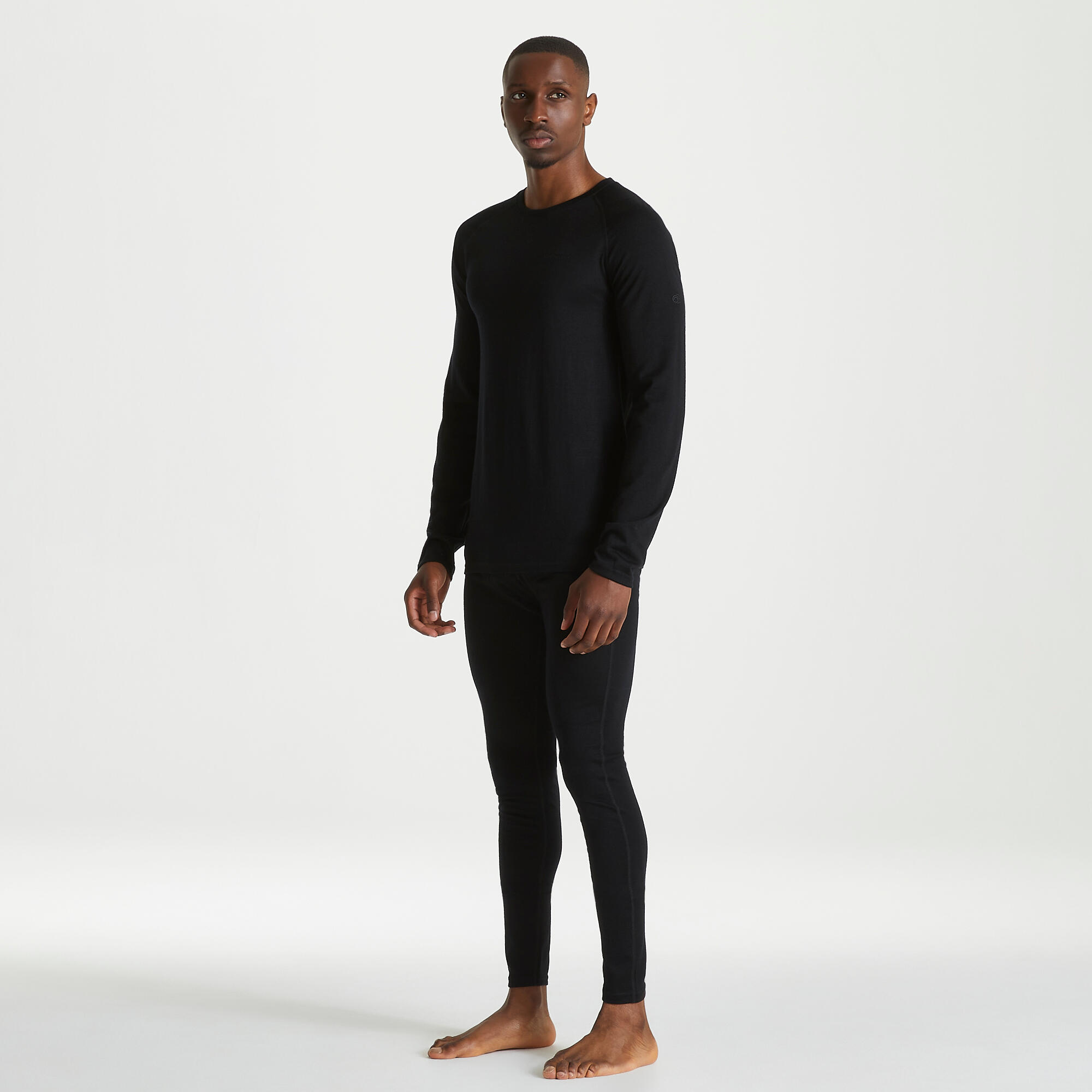 Merino Crew Neck heren baselayer met lange mouwen 3/5