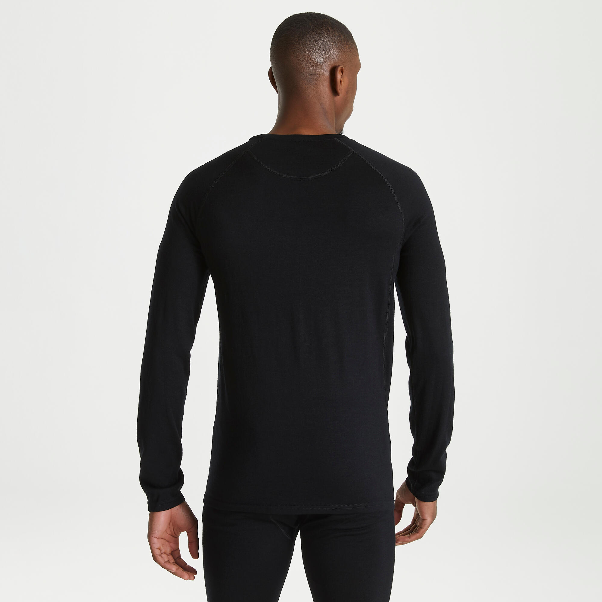 Merino Crew Neck heren baselayer met lange mouwen 2/5
