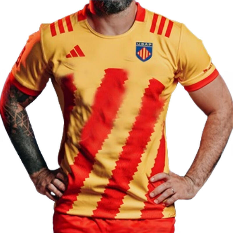 Maillot Replica Extérieur Usap Adidas Perpignan 24/25 Adulte