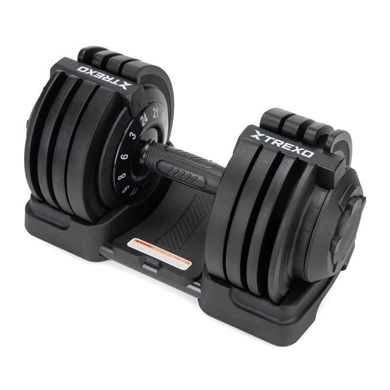 Haltère réglable TREXO 3-24KG