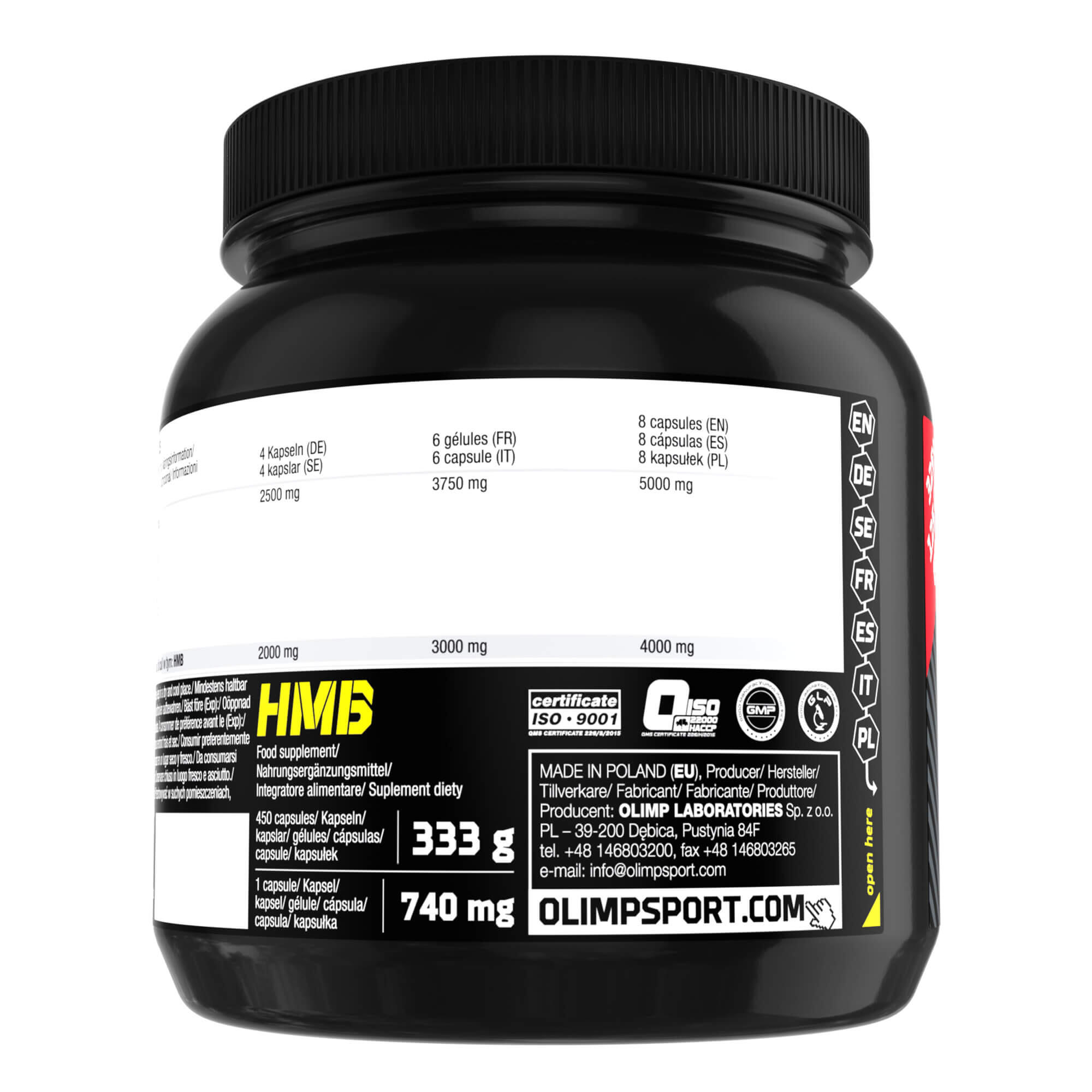 HMB OLIMP (625mg) 450 kaps 3/3