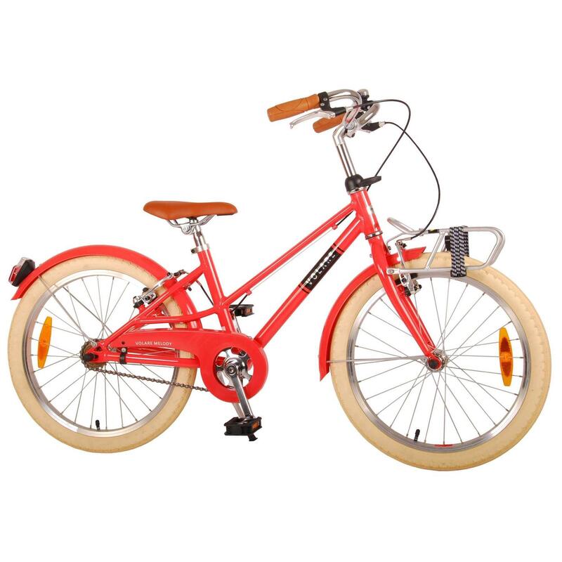 Kinderfiets Volare Melody - Meisjes - 20 inch - Koraal Rood