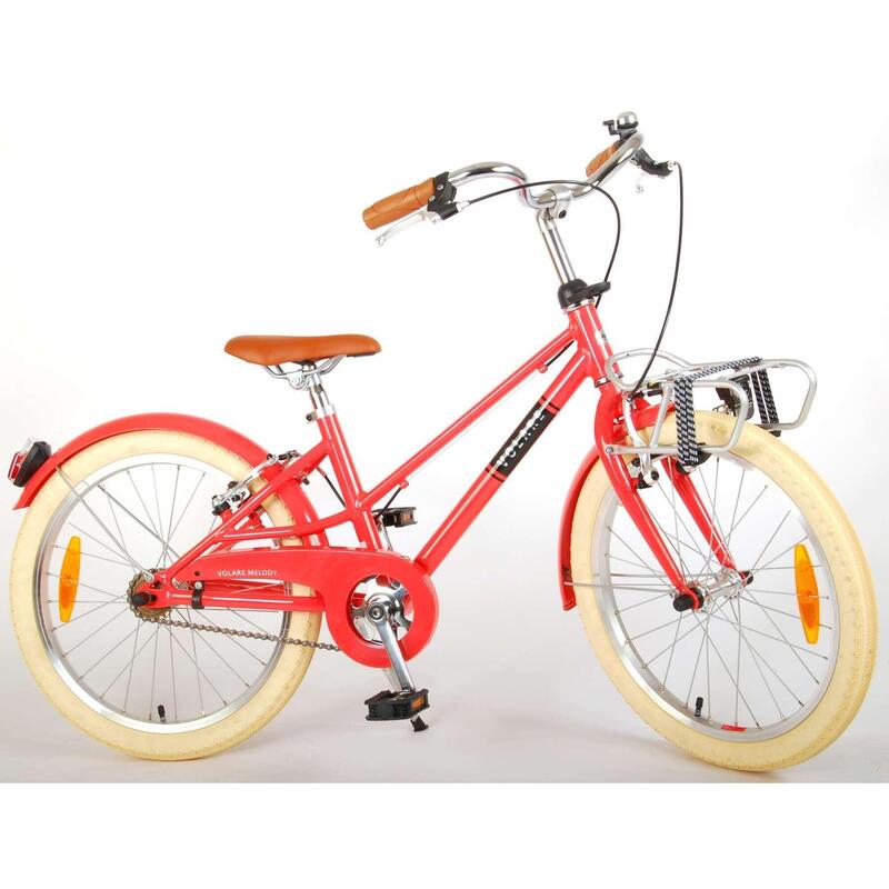 Kinderfiets Volare Melody - Meisjes - 20 inch - Koraal Rood