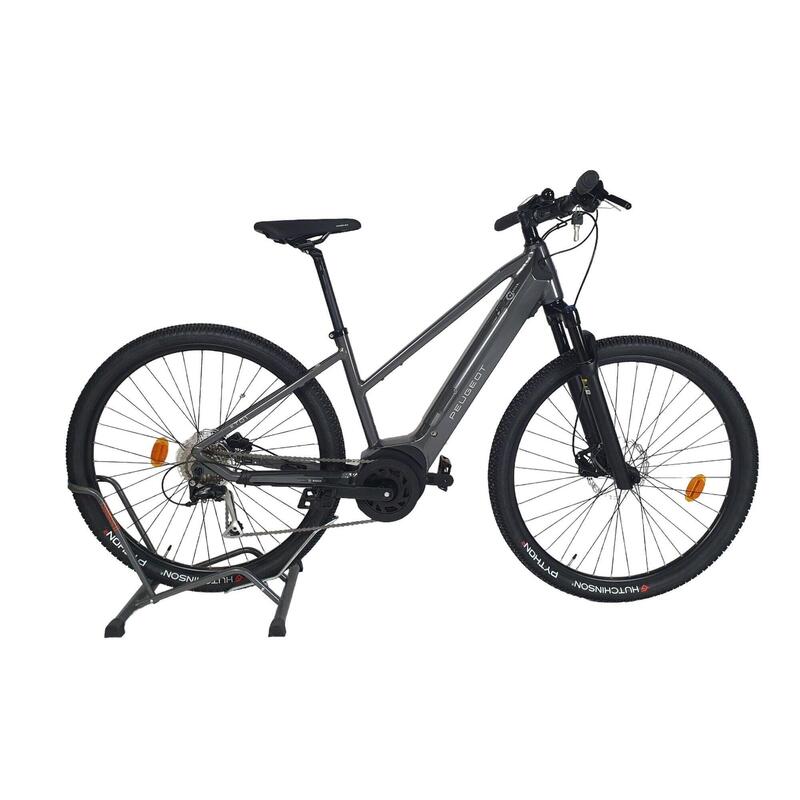 Vélo VTC électrique -  eT01 CrossOver Mixte D9 Gris