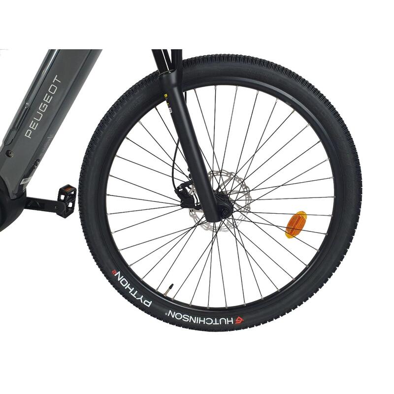 Vélo VTC électrique -  eT01 CrossOver Mixte D9 Gris
