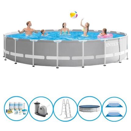 Intex Piscine Prism Frame - Forfait Piscine - 610x132 cm