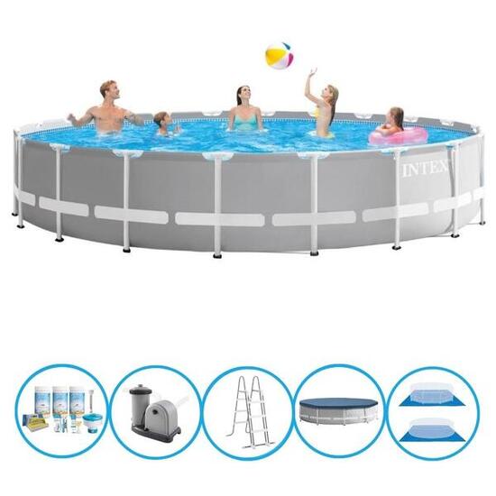 Intex Piscine Prism Frame - Forfait Piscine - 610x132 cm