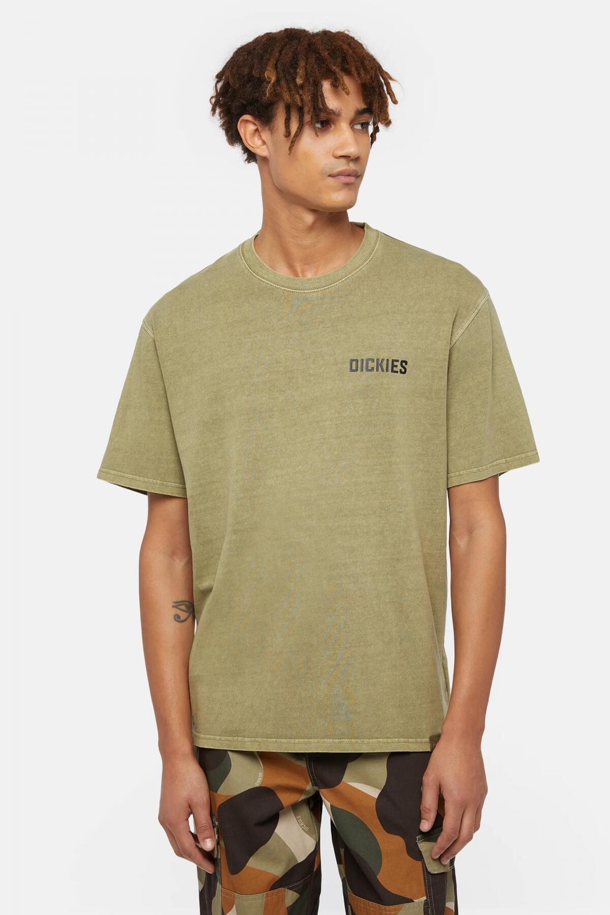 T-shirt Dickies Modèle High Flying Workwear Couleur Vert 5/5