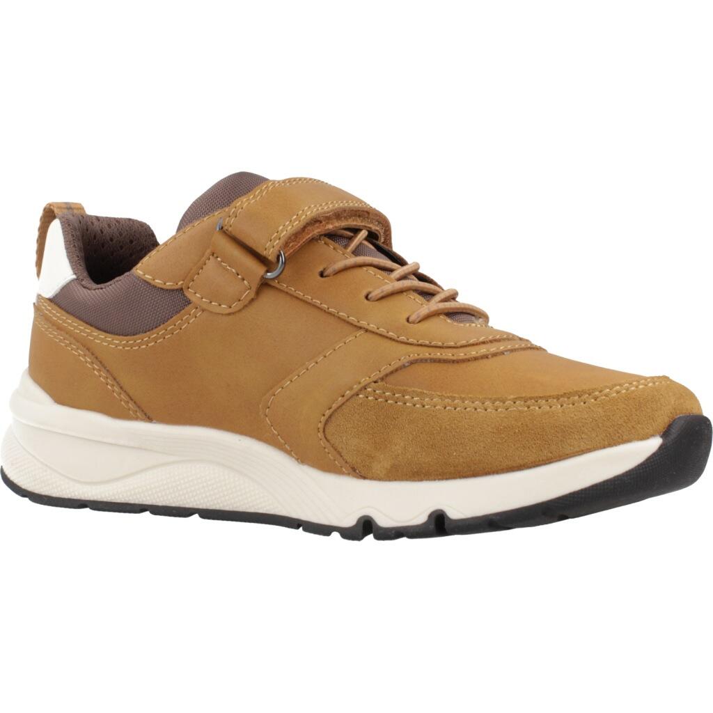 Zapatillas niño Geox J Rooner Marron Claro 5/5