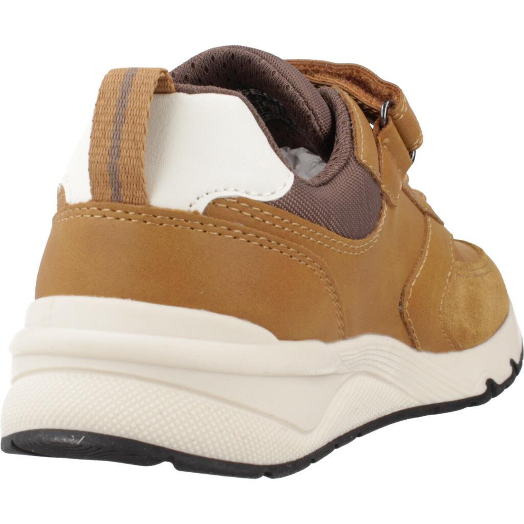 Zapatillas niño Geox J Rooner Marron Claro 3/5