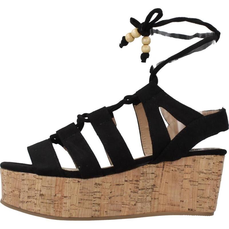 Sandalias Mujer Mtng 58923m Negro