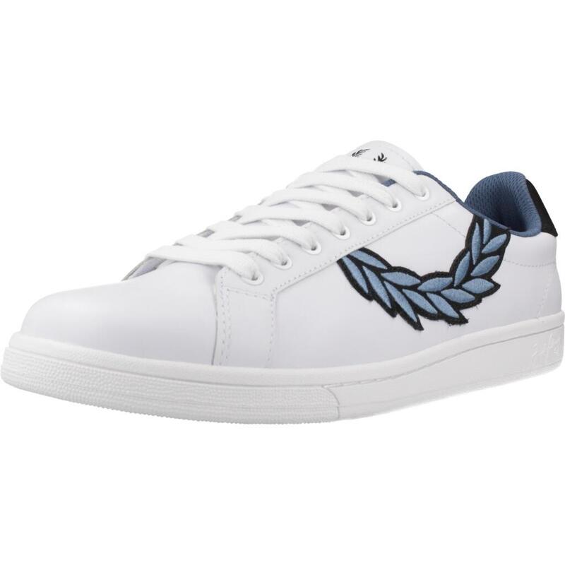 Zapatillas hombre Fred Perry B721 Leather/brande Blanco