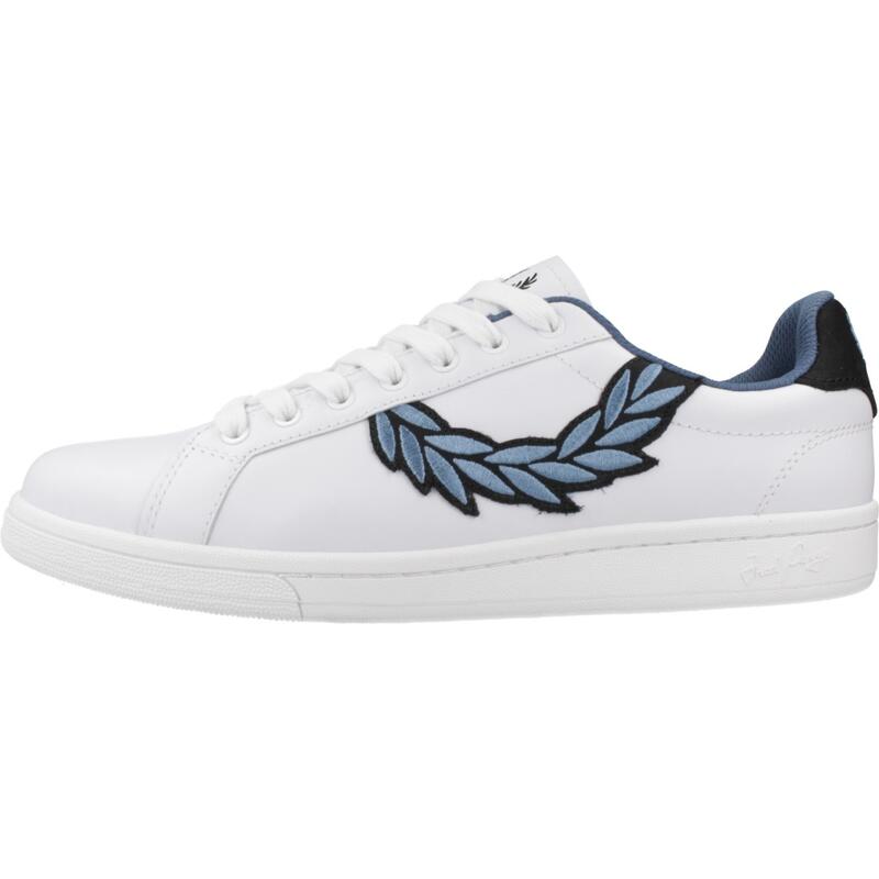 Zapatillas hombre Fred Perry B721 Leather/brande Blanco