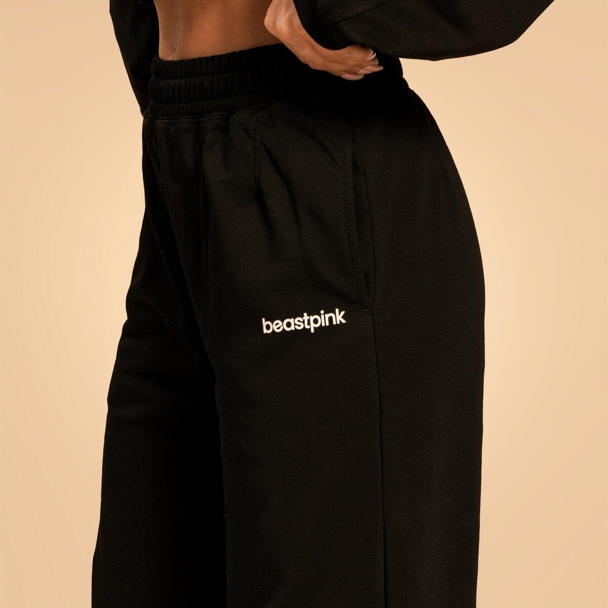 Donna escursione joggers elastico in vita neri Bliss 2/7