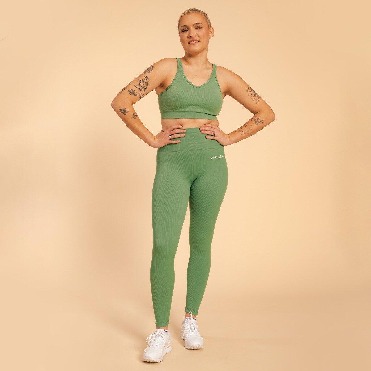 Donna fitness reggiseno sportivo senza cuciture Olivine Hyper 4/6