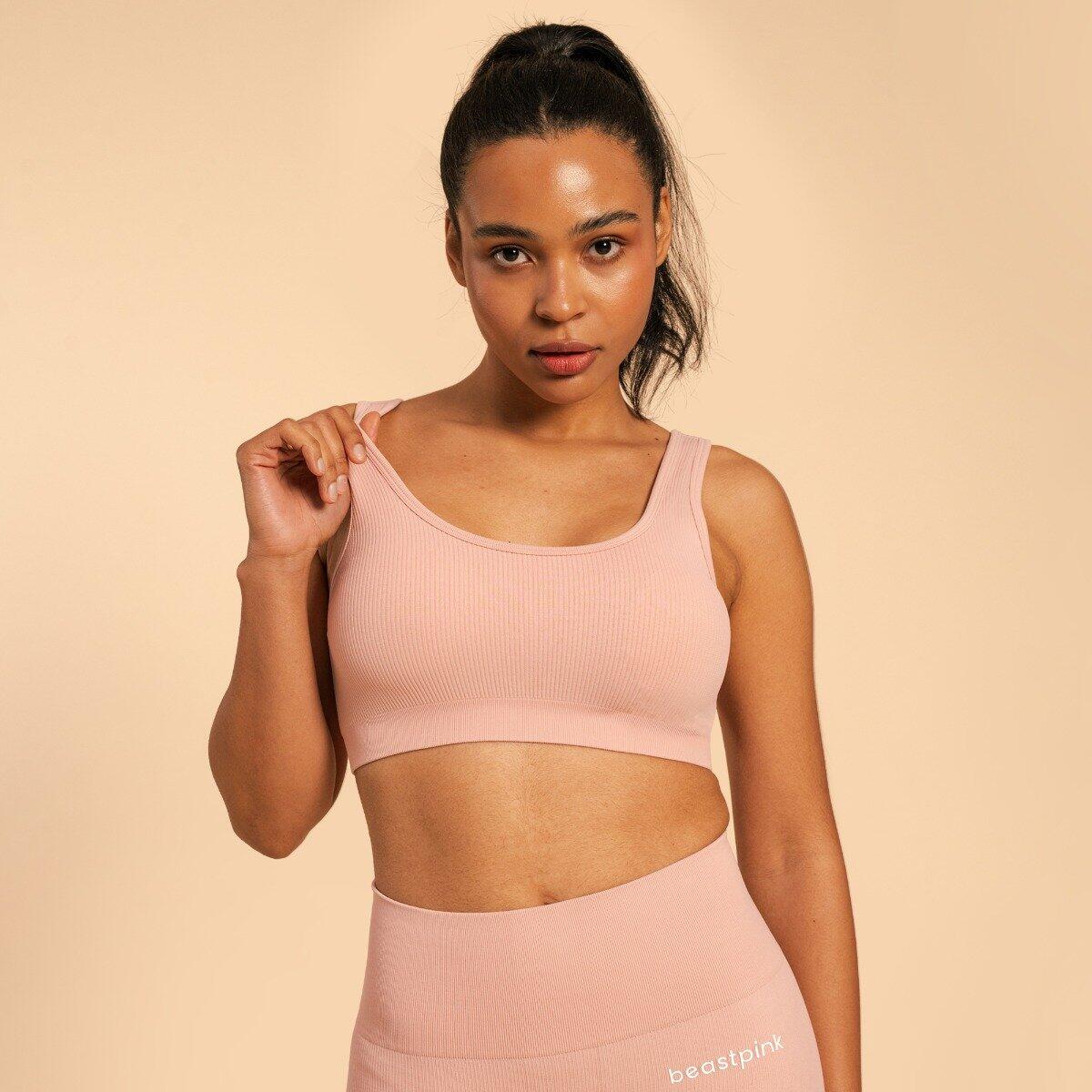 BEASTPINK Sportovní podprsenka Bralette Hyper Pink