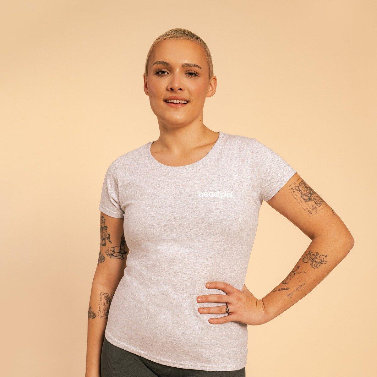 BEASTPINK Dámské tričko Heather Grey