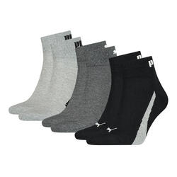 Chaussettes Puma Lifestyle Quarter Pack 3 pour unisexe
