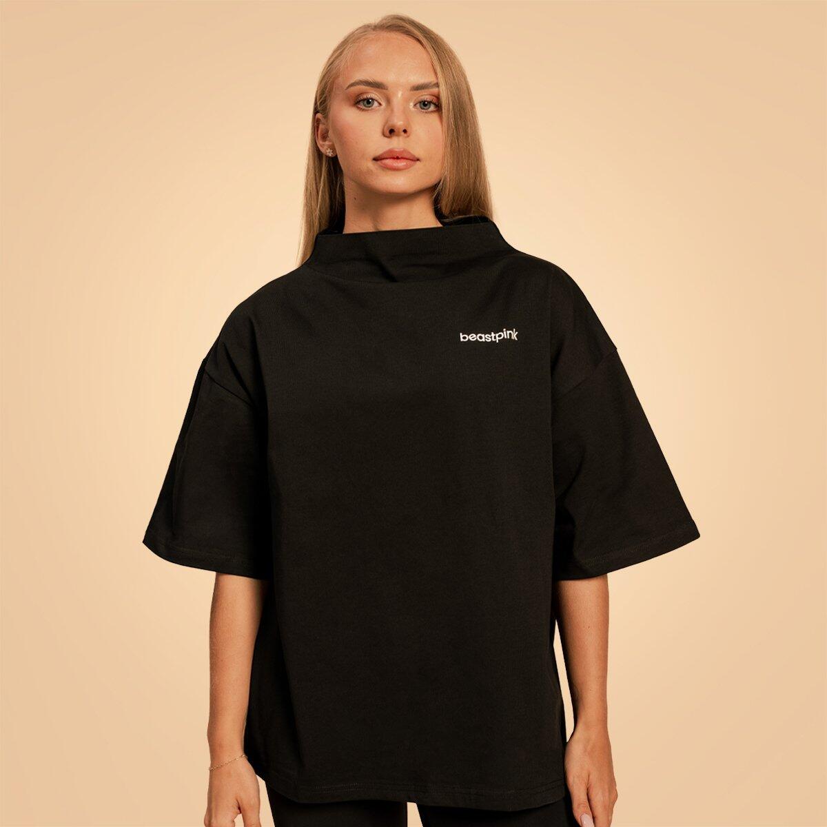 BEASTPINK Dámské tričko Oversized Bliss Black