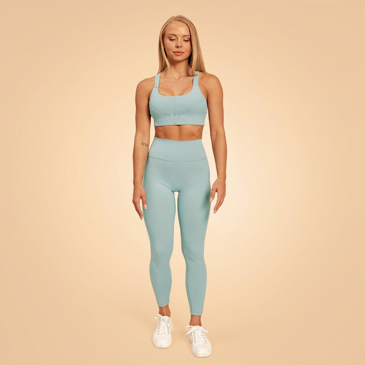 Donna Fitness reggiseno sportivo regolabile blu Sense 5/6