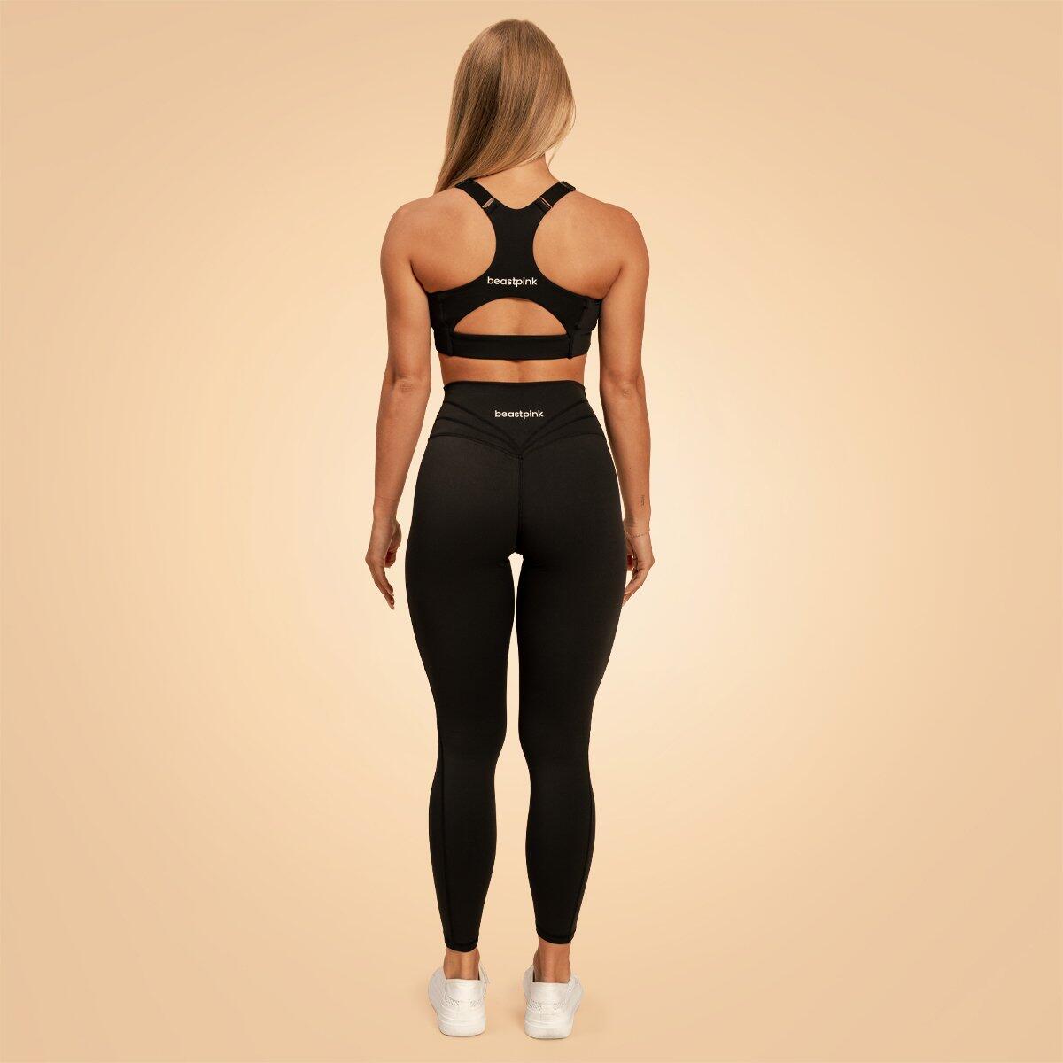 Donna Fitness reggiseno sportivo regolabile nero Sense 5/6
