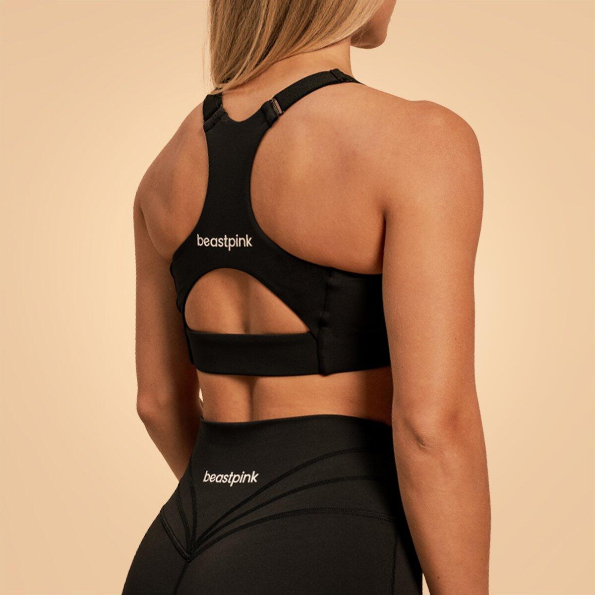 Donna Fitness reggiseno sportivo regolabile nero Sense 4/6