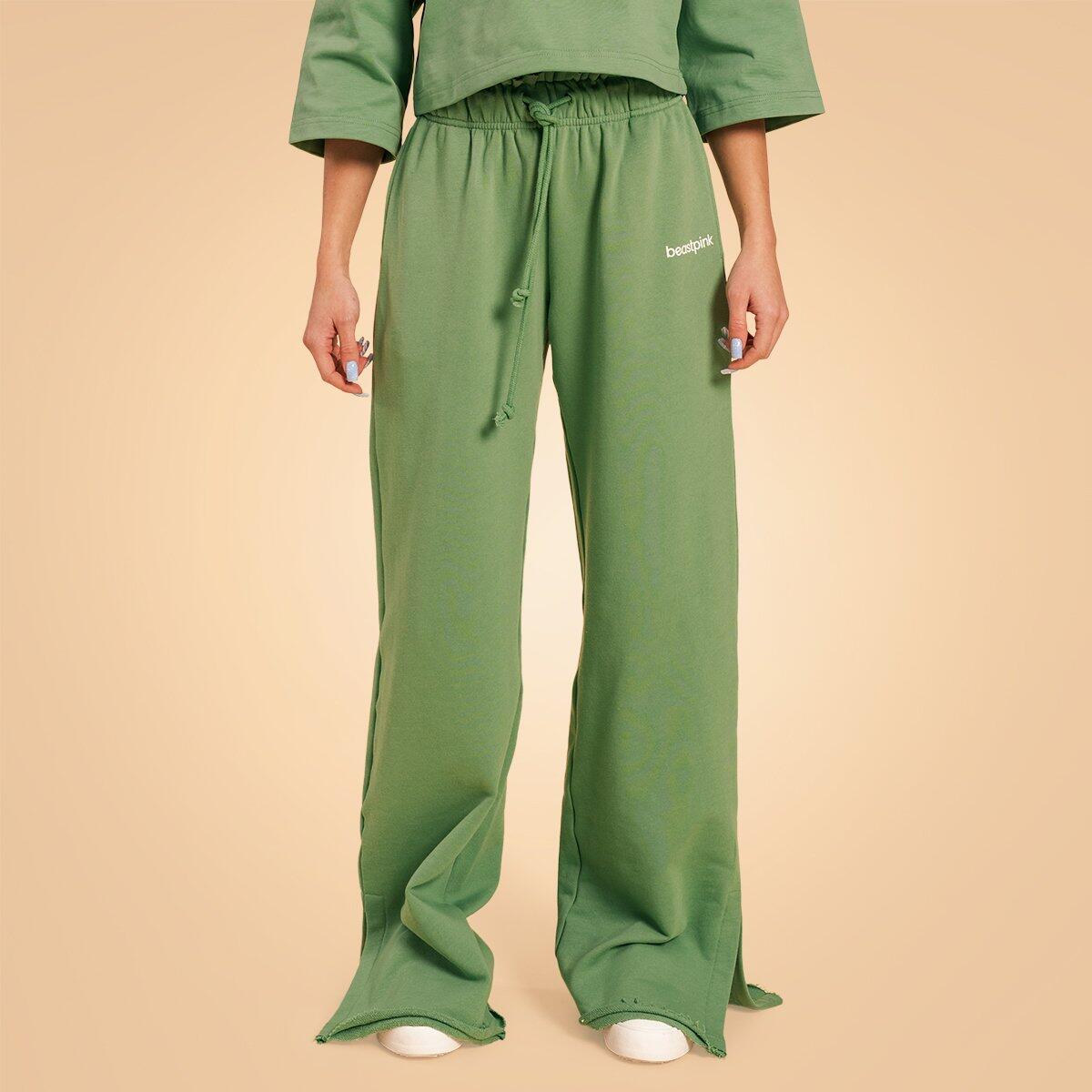 BEASTPINK Dámské tepláky Serenity Olivine