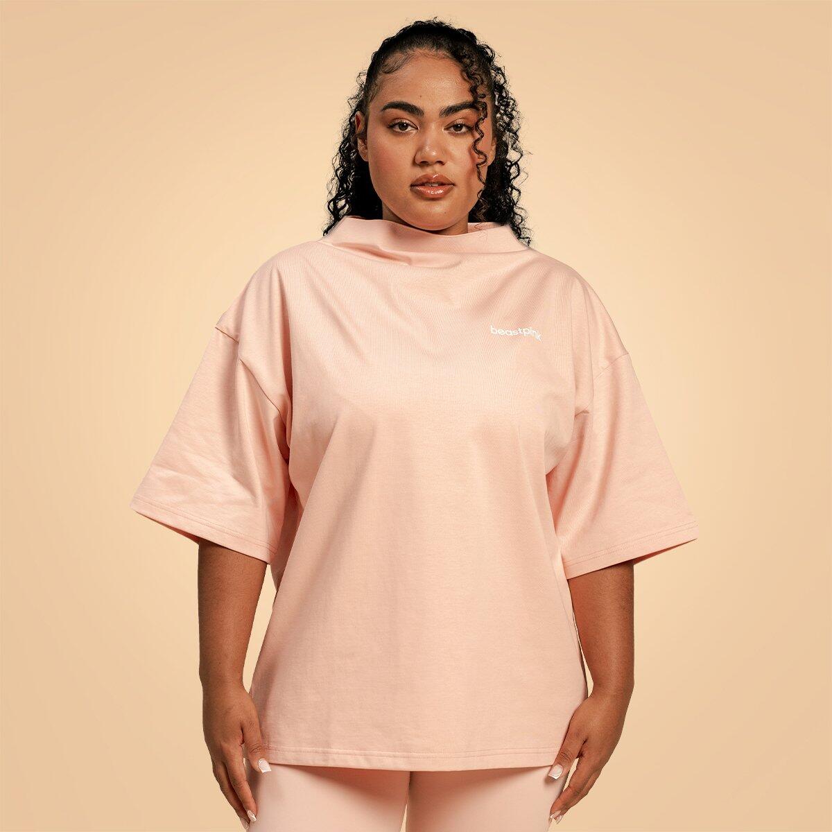 BEASTPINK Dámské tričko Oversized Bliss Pink
