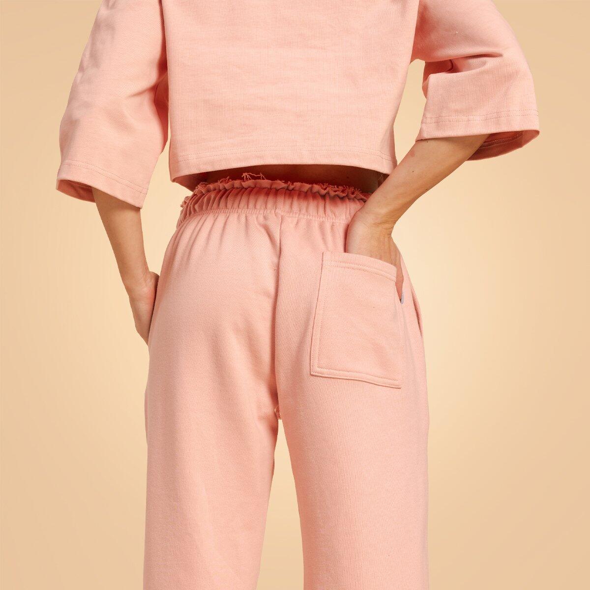Donna joggers vita alta Pink Serenity 3/7