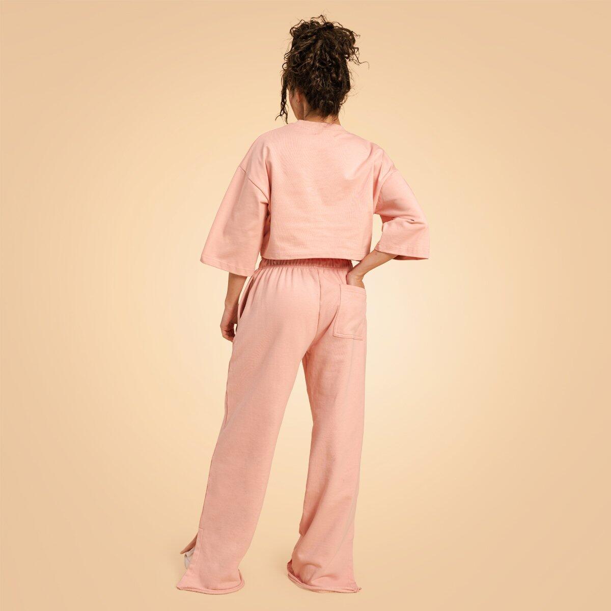 Donna joggers vita alta Pink Serenity 6/7