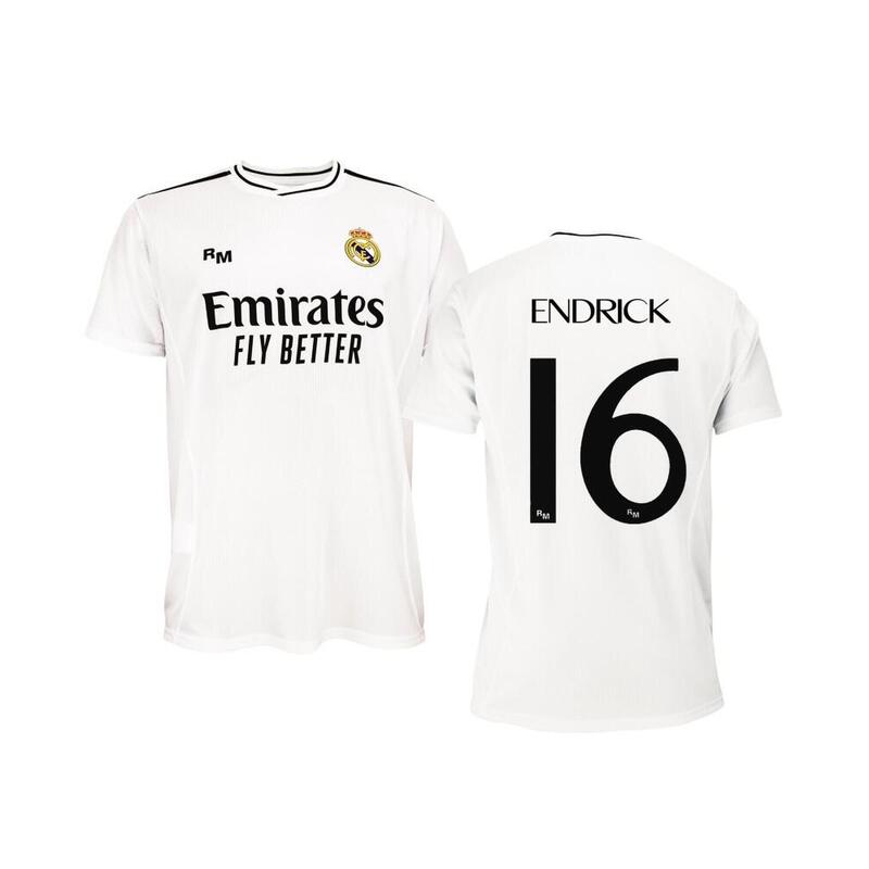 Camiseta Fútbol Real Madrid 1ª Equipación 24/25 Réplica Oficial Endrick