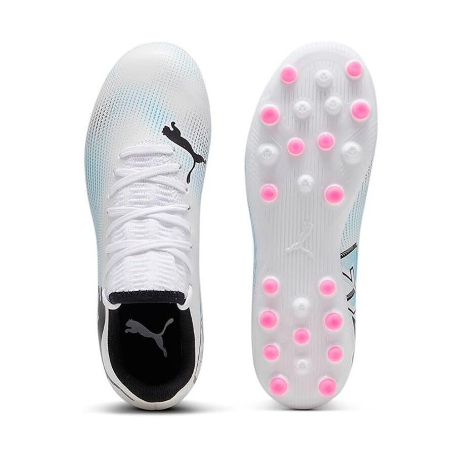Zapatillas Futbol Niño Puma Ultra Play MG Future Blanco 2/6